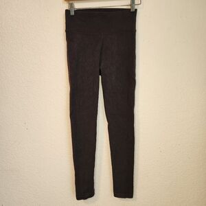 Aerie Offline Ribbed Stylish Dark Gray Leggings, Size S